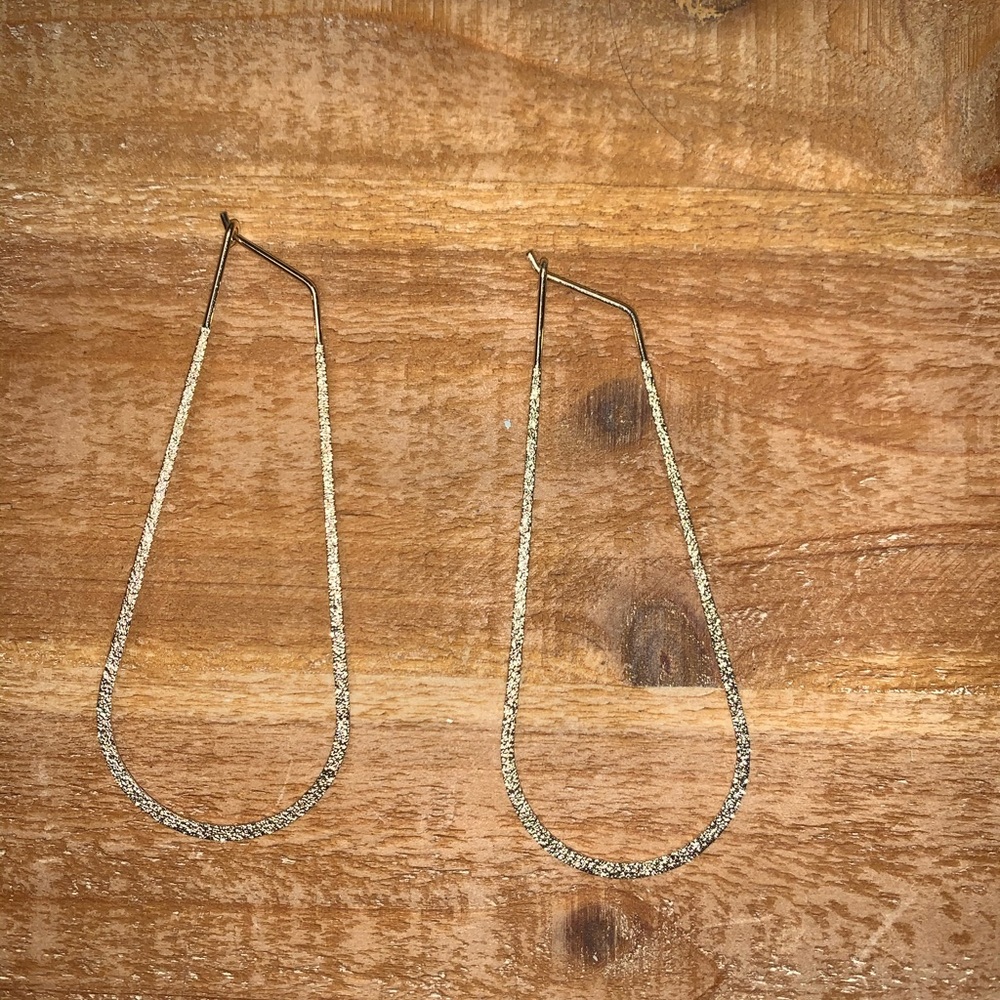 Gold earrings
